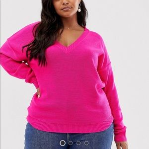 ASOS BRAVE SOUL Kansas V-Neck Sweater